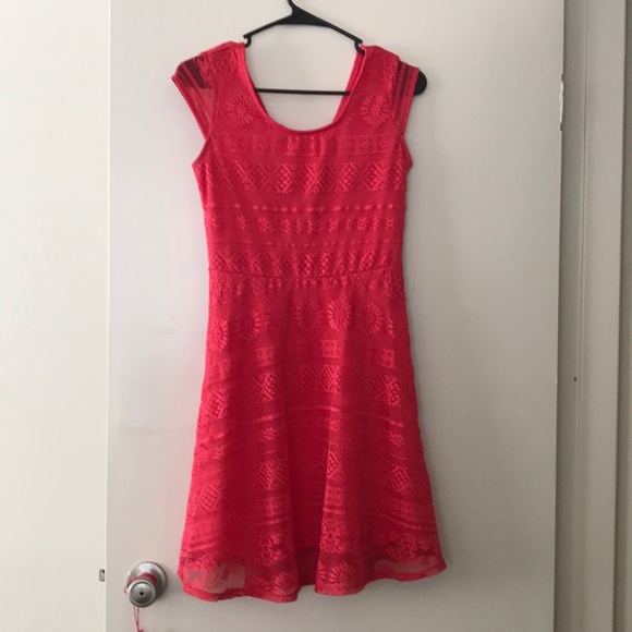 coral dress - Picture 1 of 2